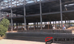 上海鋼筋桁架樓承板TD3-80施工現(xiàn)場(chǎng)