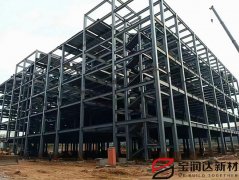 寶潤達(dá)新密工地桁架樓承板施工中